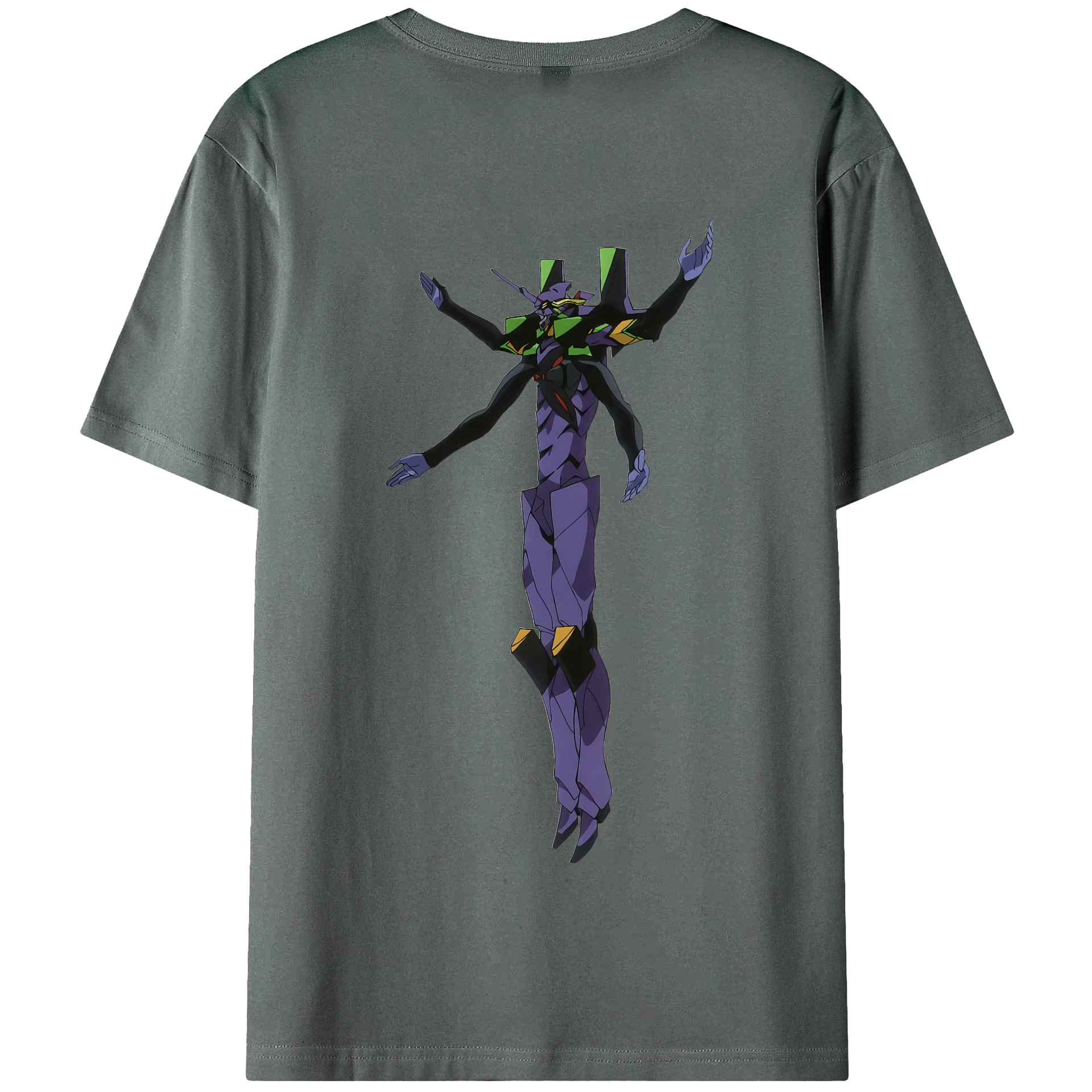 （画像用） EVA 新世紀エヴァンゲリオン 綿100％半袖Tシャツ（背面プリント）